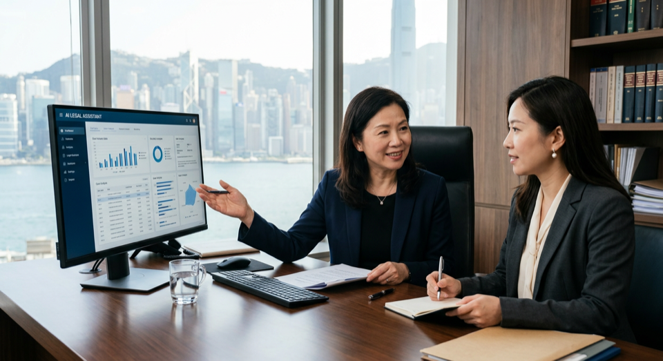 AI 法律助手科技主視覺